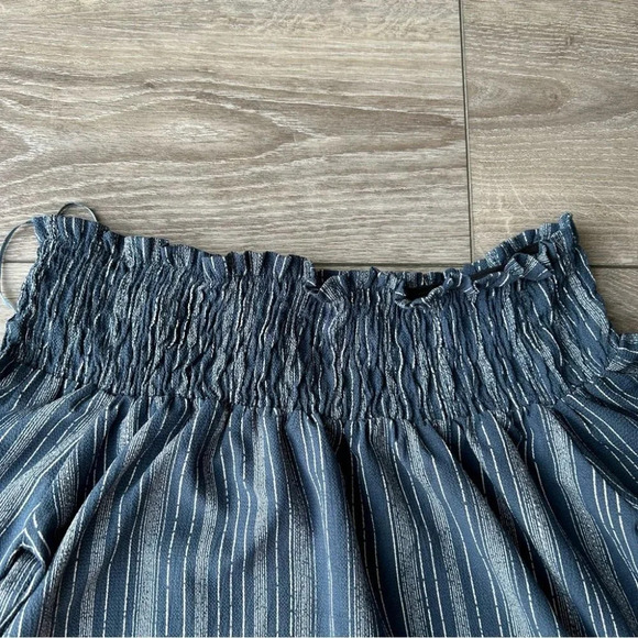 Kiwi Punch Off The Shoulder Fared Boho Tunic Top - Picture 5 of 14